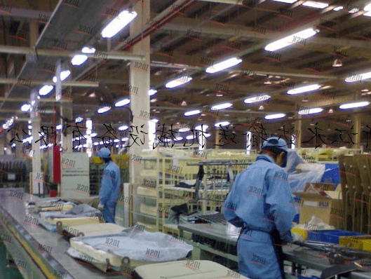 Crane seat assembly line