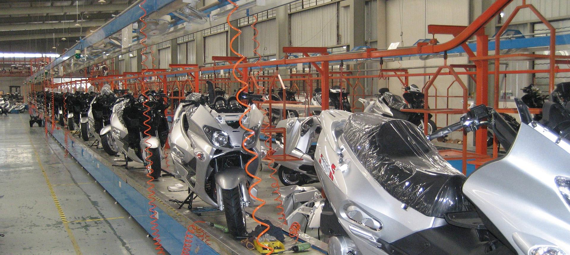 Motorcycle production line